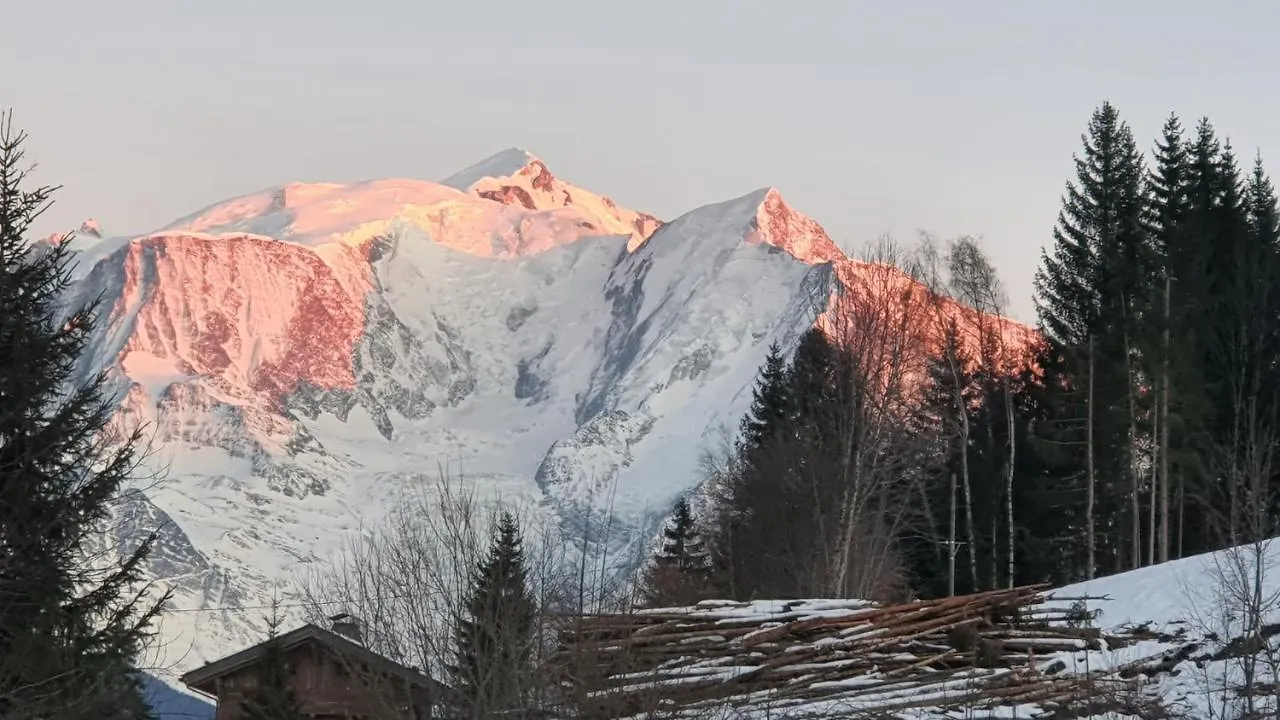 Studio Tout Confort Avec Vue Sur Les Sommets Combloux France